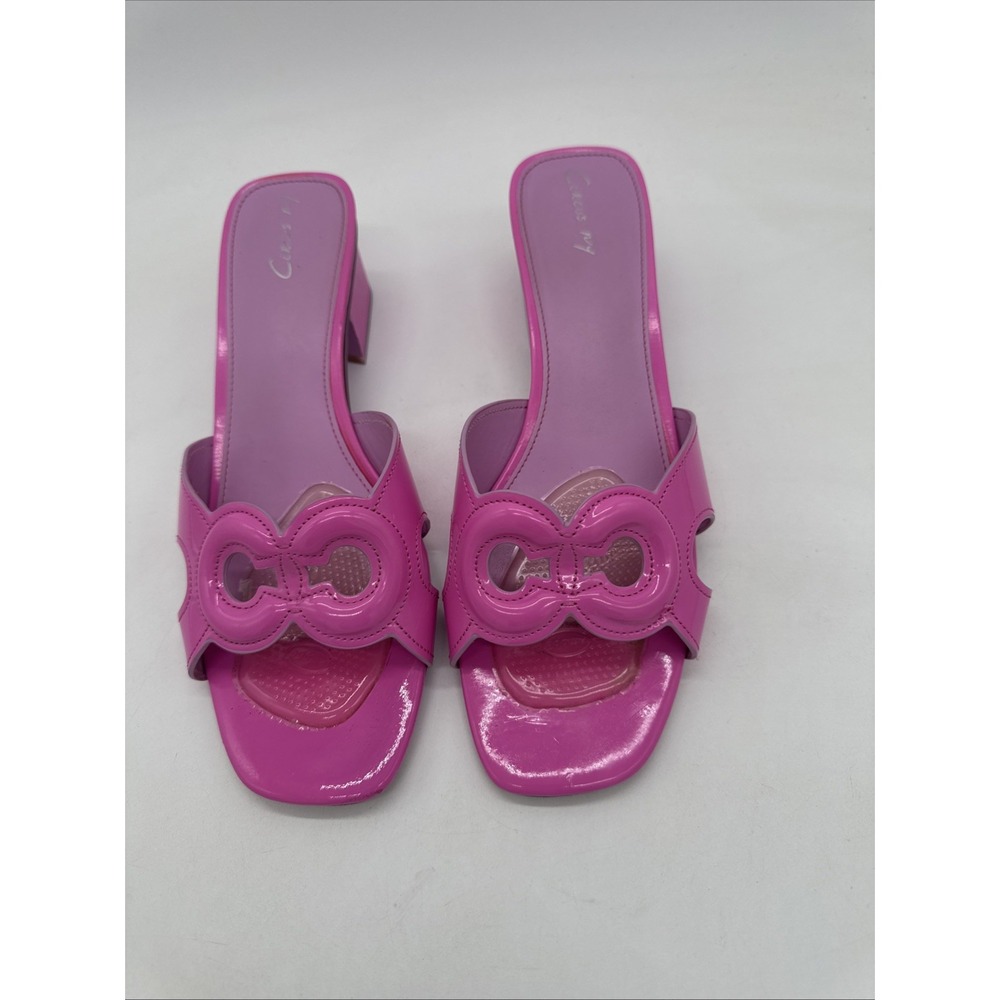 CIRCUS NY Womens Pink Heeled Sandal Size 9.5 Used Light wear Cushioned